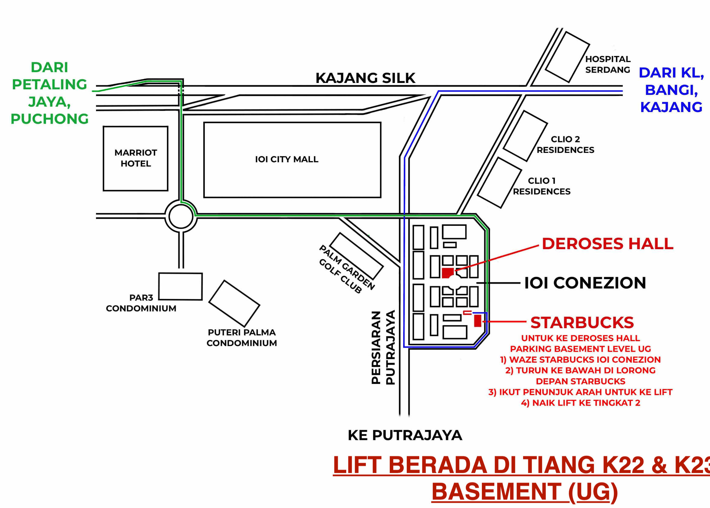 Hall Layout Map